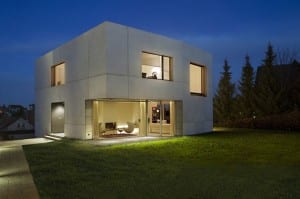 maison cube beton